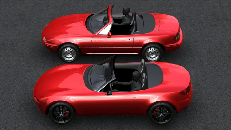 Illustration for article titled Here's How Mazda Designed The New Miata To Be Like The Original